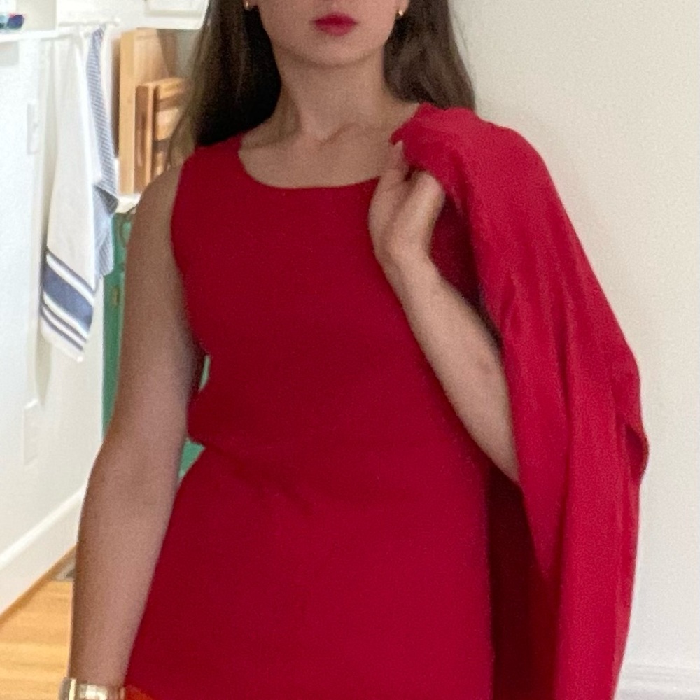 Raspberry Cardigan And Shell Set - image 5